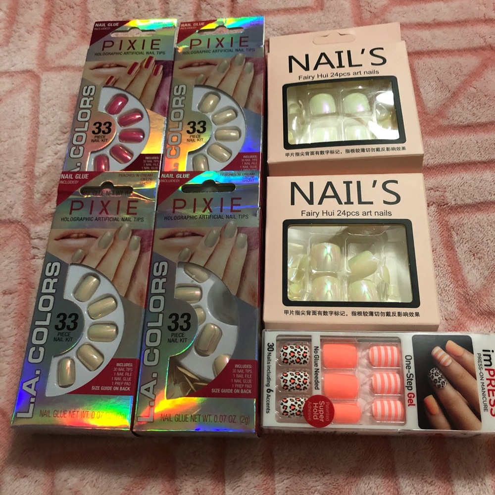 Press on glue on Nails Toenails new in pack